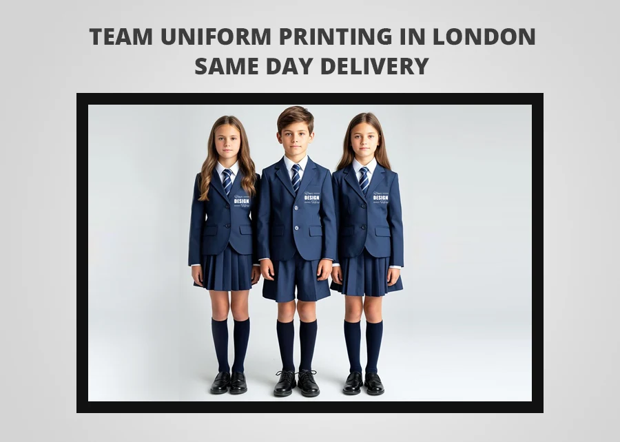 Team Uniform Printing In London, Same Day Delivery