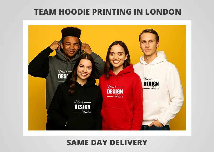 Team Hoodie Printing in London