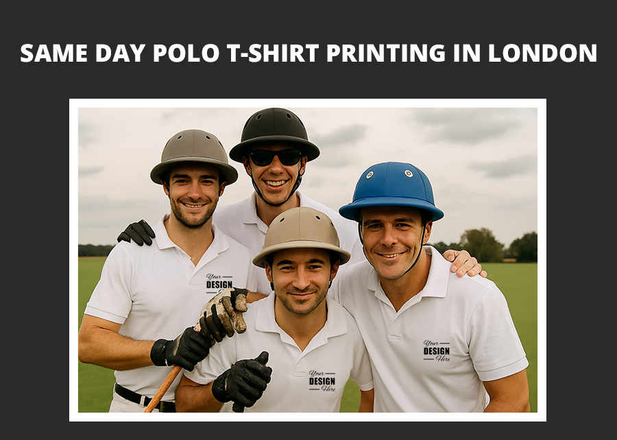 SAME DAY POLO T-SHIRT PRINTING IN LONDON