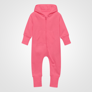 Baby Organic Sweat Overalls With Hood