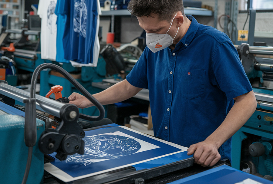 Heat transfer paper used for custom t-shirt printing