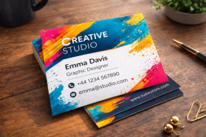 Bold Colour Business Card