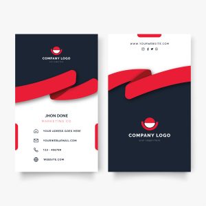 Vertical Business Card