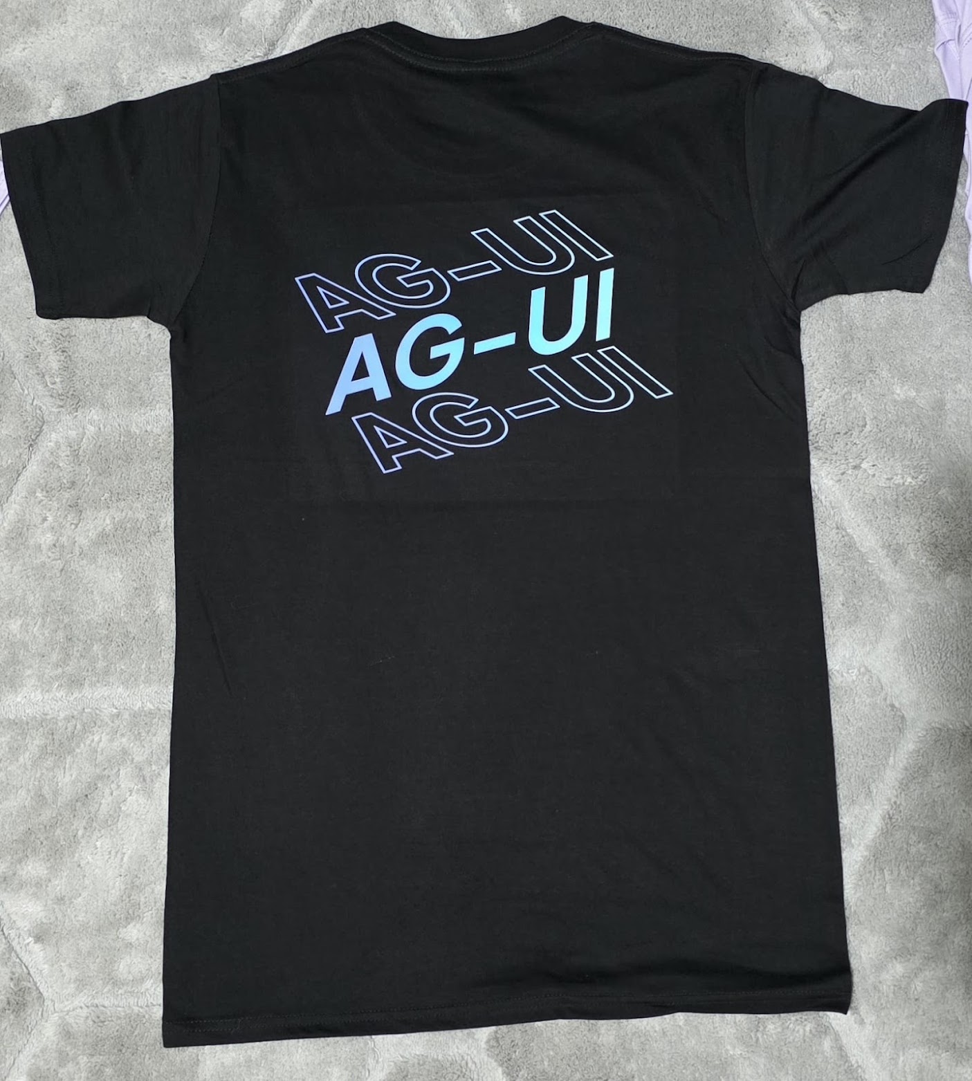 AGUI custom back print t-shirt design
